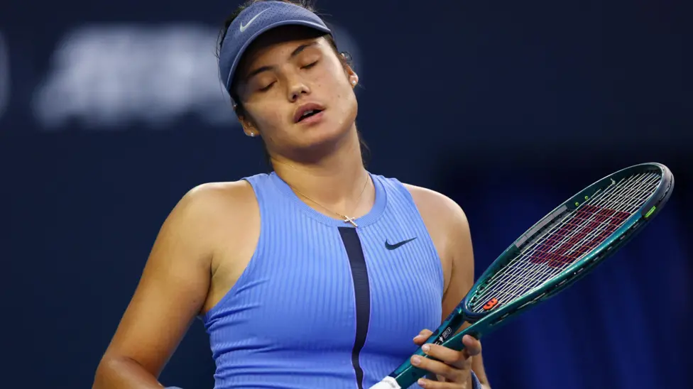 Raducanu retires in first round of Wuhan Open